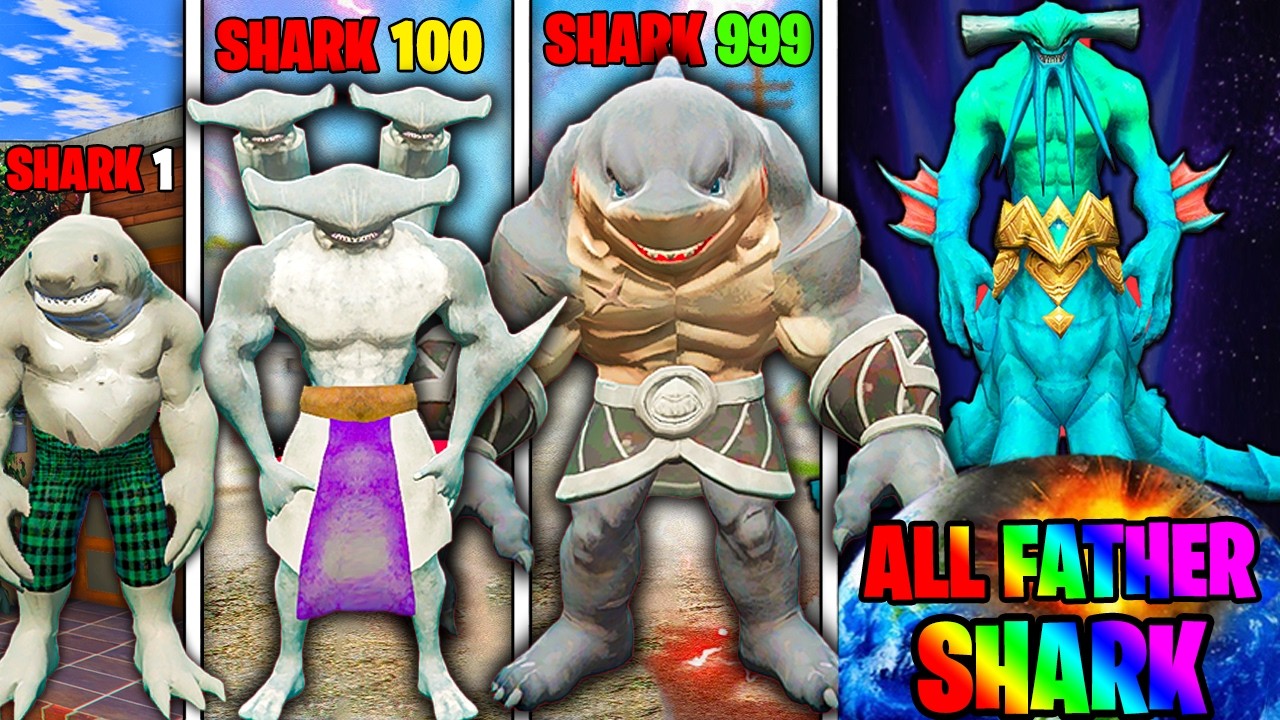 FRANKLIN UPGRADING $1 To $1,000,000,000 SHARK HULK In GTA 5 !