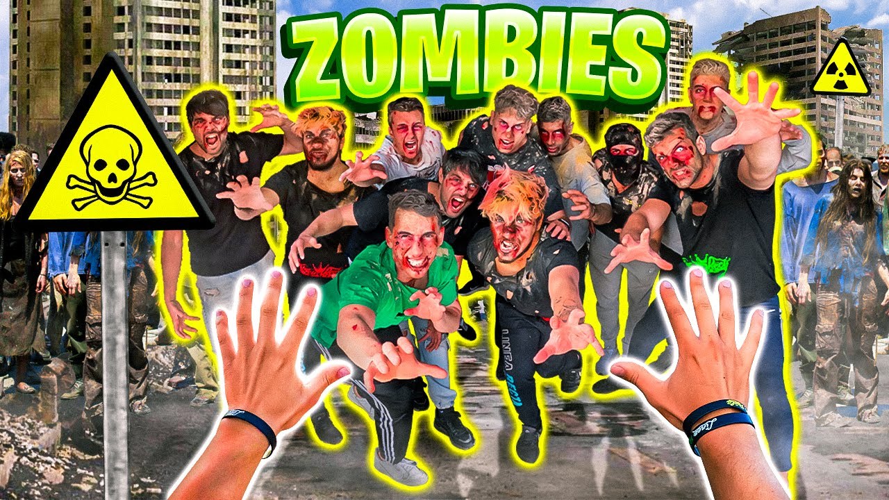 ESCAPO de UN APOCALIPSIS ZOMBI haciendo PARKOUR🧟 PERSECUCIÓN POV *THE LAST OF US*