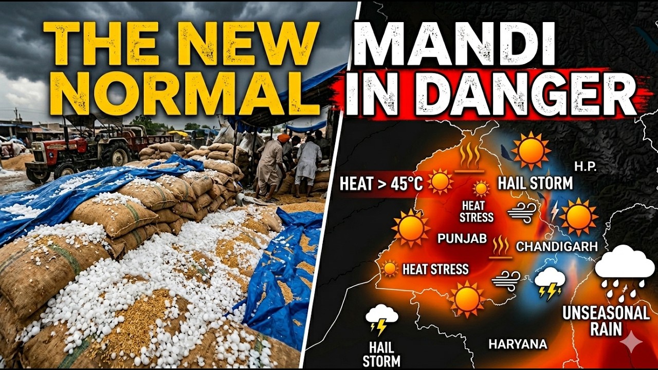 Punjab Hailstorm in May! ⛈️ Is our Food Security at Risk? | The Mandi Crisis #farmercrisis #punjab
