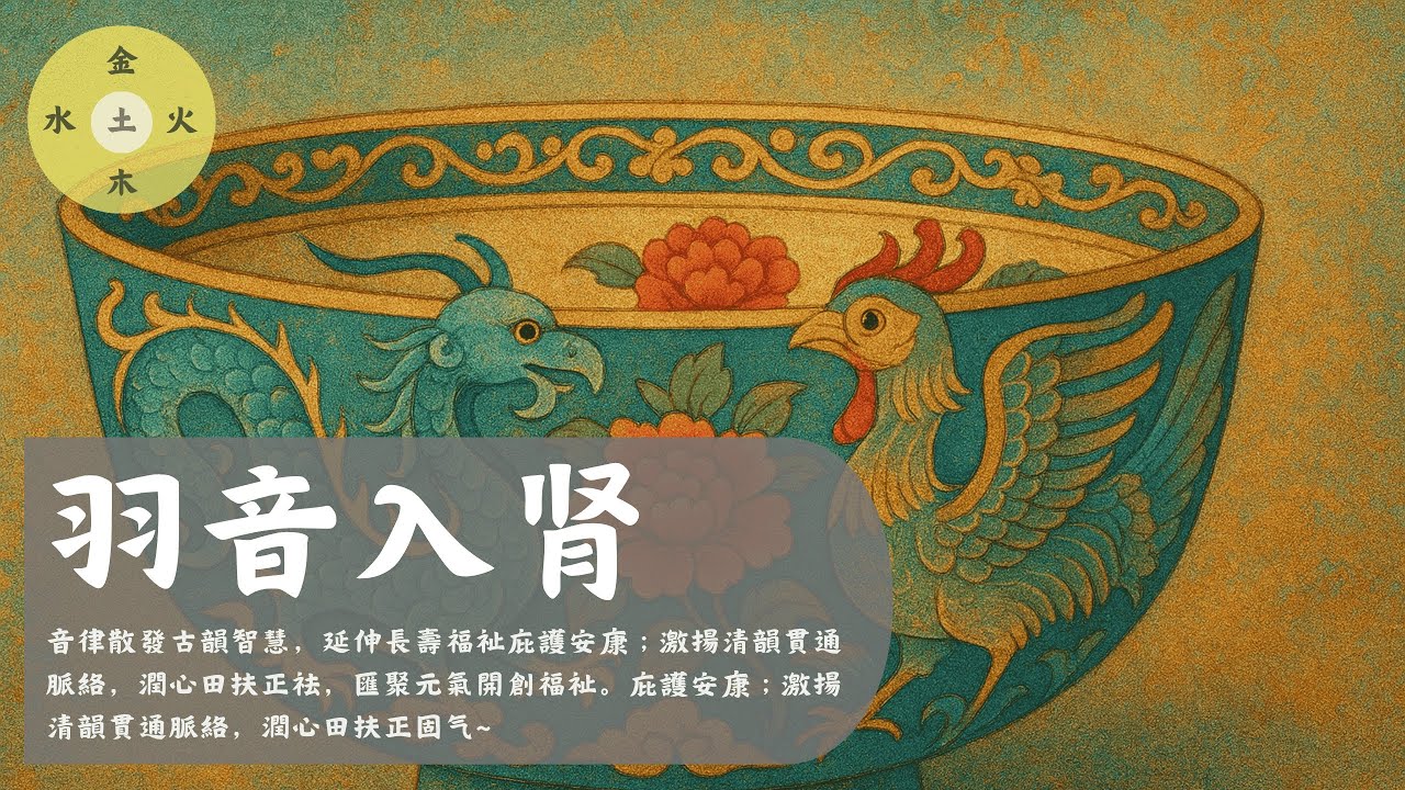 羽音入肾（五音） - ⚡⚡音律激揚清韻貫通脈絡，潤心田扶正固气庇護安康~  Yu tone/腎に入る/静心/安神/失眠/舒缓/养生/中医五音/疗愈/五行/焦虑/Healing/Mindfulness/