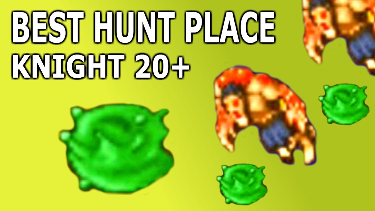 Tibia &middot; Hunt Guide &middot; Knight 20+ &middot; Mutated Human & Slime (EK Solo Hunting 2019)