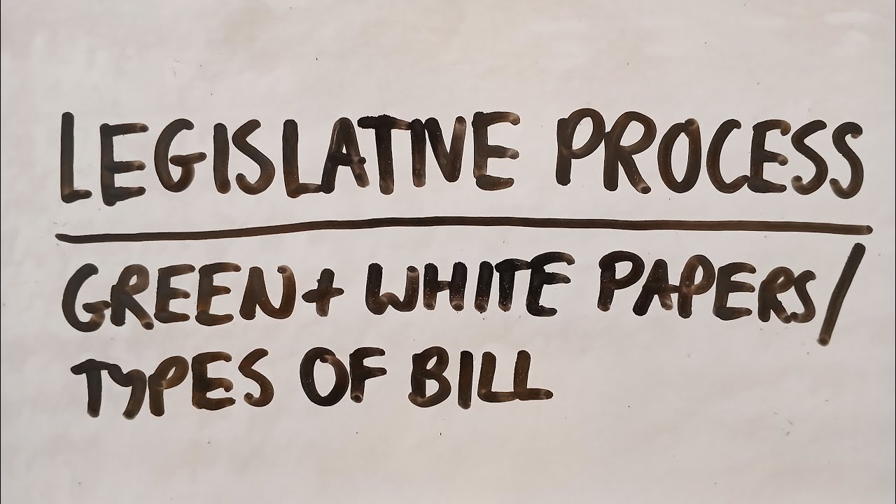 A-Level LAW (OCR) PAPER 2 - (SOL) LEGISLATIVE PROCESS