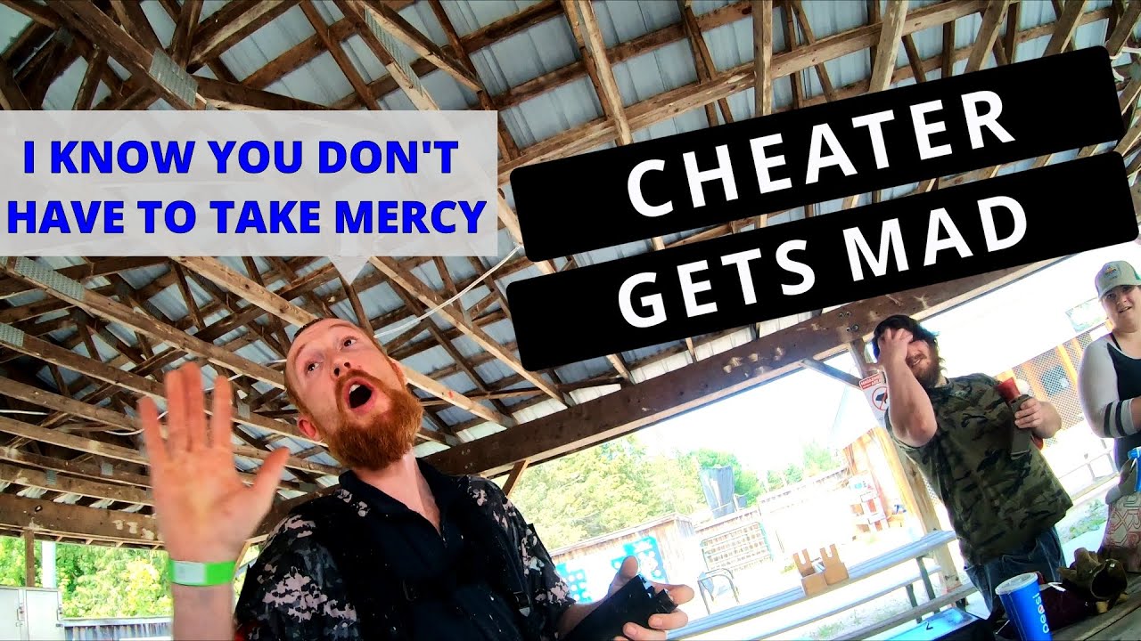 Paintball CHEATER shoots me after a HEADSHOT....   MAGFED PAINTBALL
