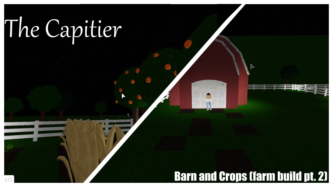 Bloxburg- Barn and Crops || Pt. 2 Building a Farm || No Gamepass