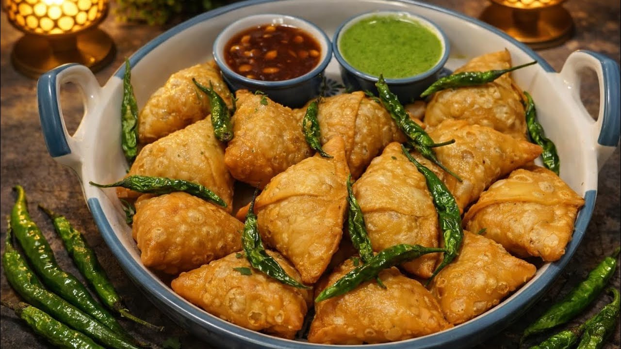 ख़ेस्तेदार मिनी समोसे की रेसिपी | ख़ेस्तेदार मिनी समोसे बनाने का आसान तरीका |