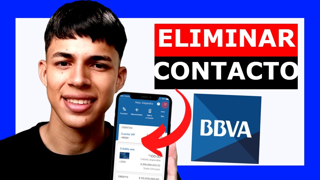 Como ELIMINAR un CONTACTO De TRANSFERENCIA en BBVA 💰