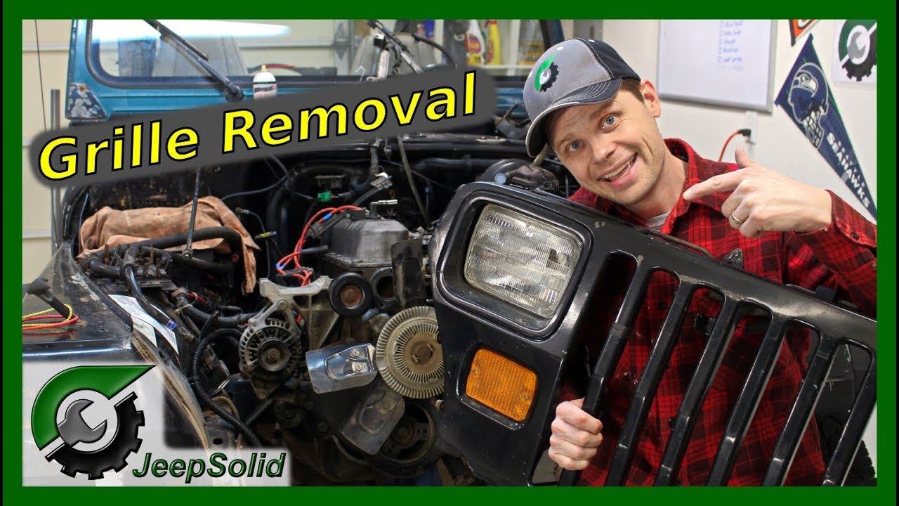 Jeep Wrangler YJ Grille Removal