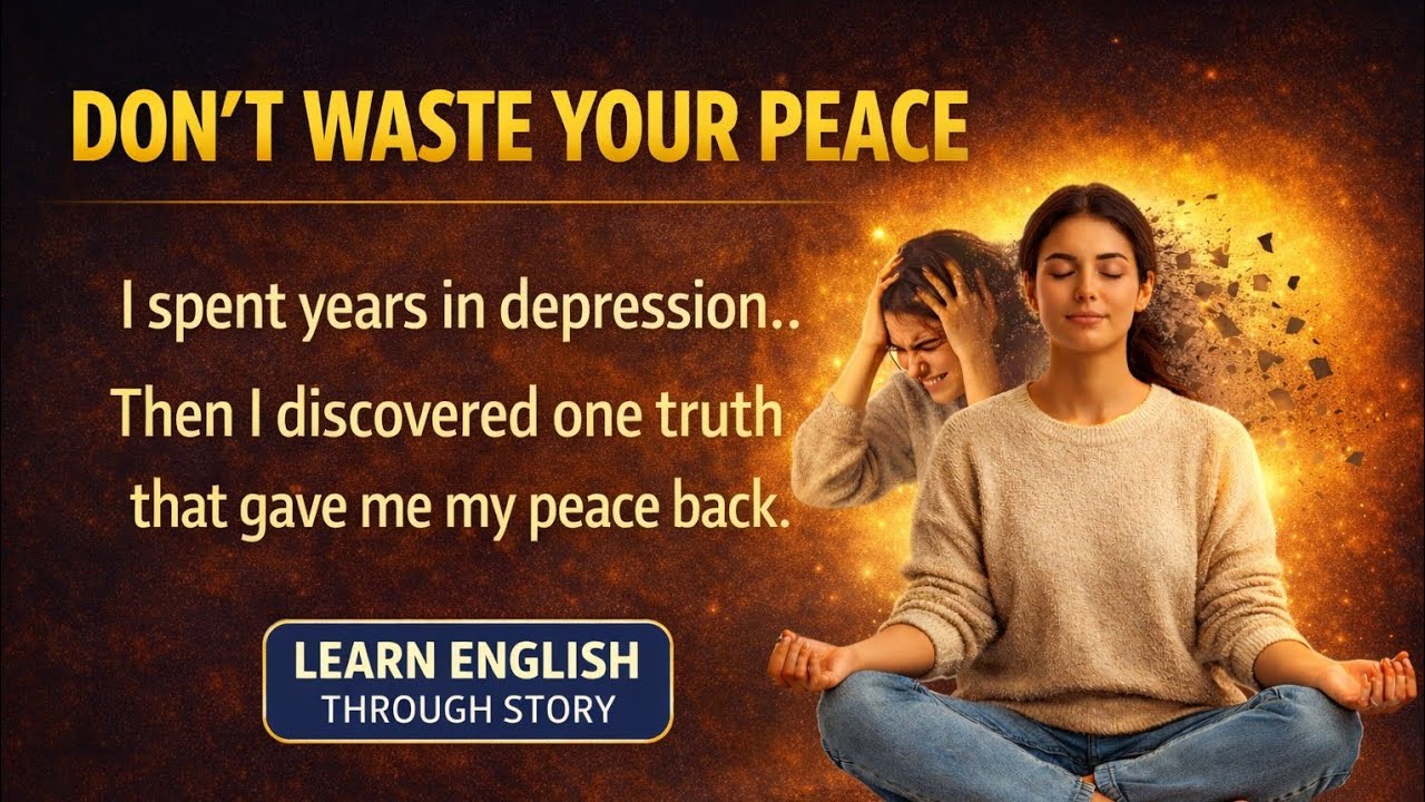 Learn English Through Story | Don’t Waste Your Peace (Graded Reader A2–B1)