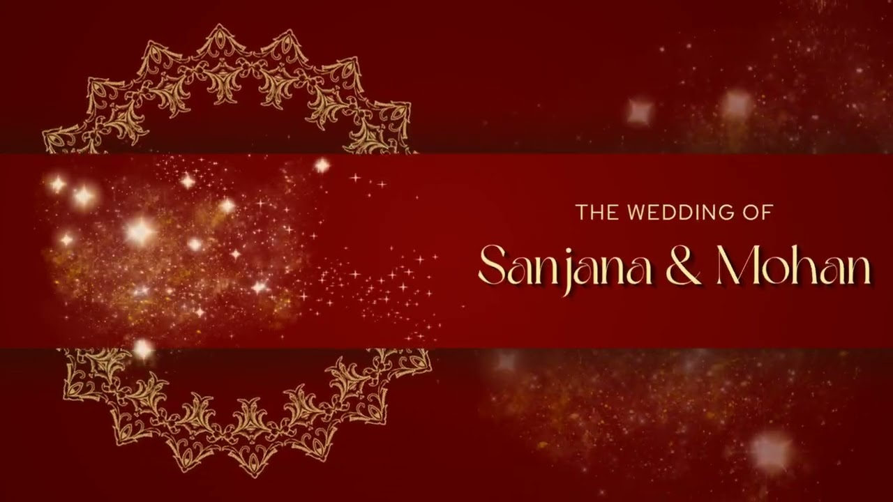 &bull; Wedding Invitation Blank Background Video Lagna Patrika Background Video Background video Template
