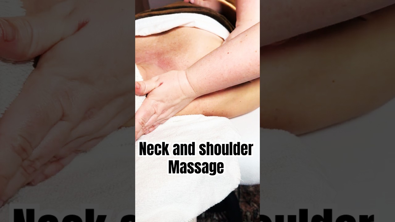 Neck and Shoulder Massage Technique for Pain Relief | Deep Tissue & Relaxation #shouldermassage