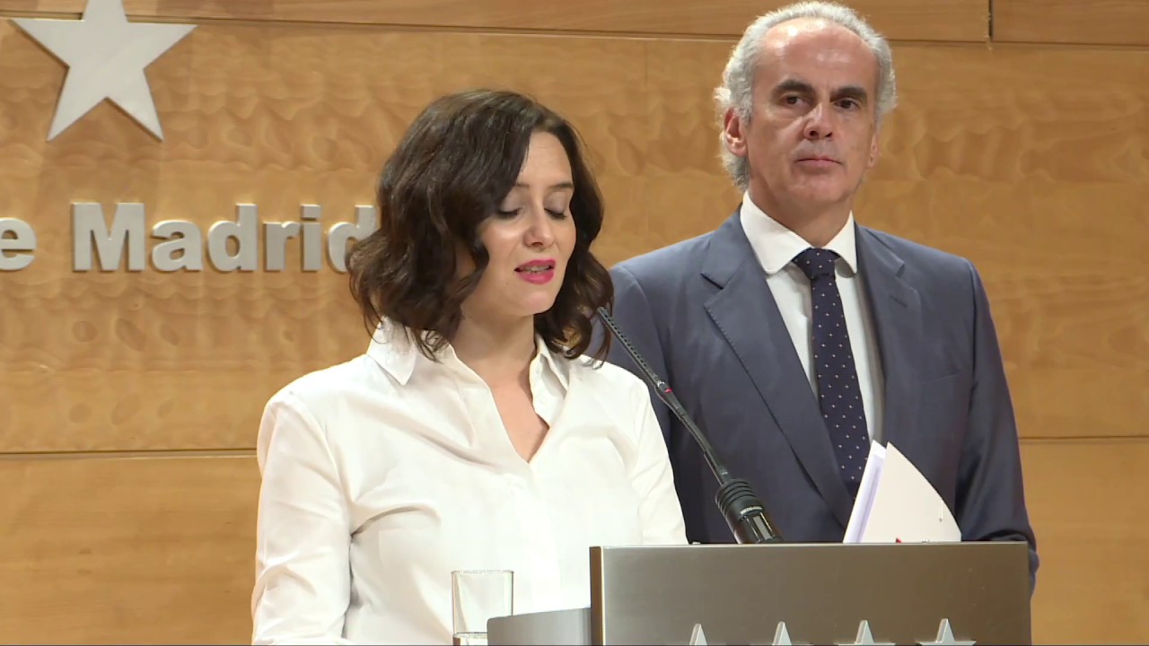 Isabel Díaz Ayuso / Coronavirus/ 9 de Marzo de 2020