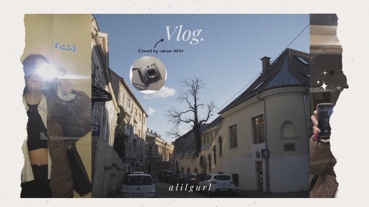 🍃Vlog in Pécs filmed by Canon Powershot A550 | alilgurl ⚫︎