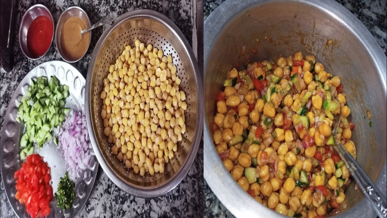5 Minute Me Ghar Par Banaye Bazar Jaisi Chole Ki Chaat | Chatpati Chana Chaat Recipe