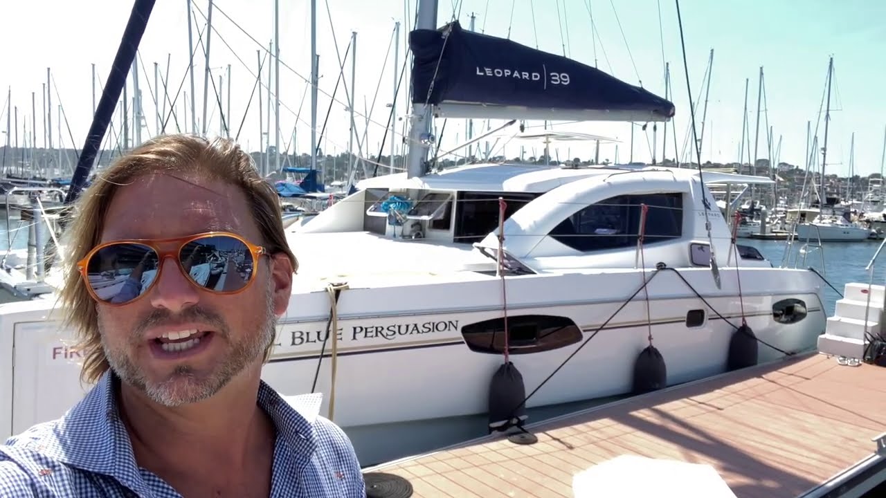2015 Leopard 39 Catamaran sailboat San Diego, California By: Ian Van Tuyl Yacht broker in California