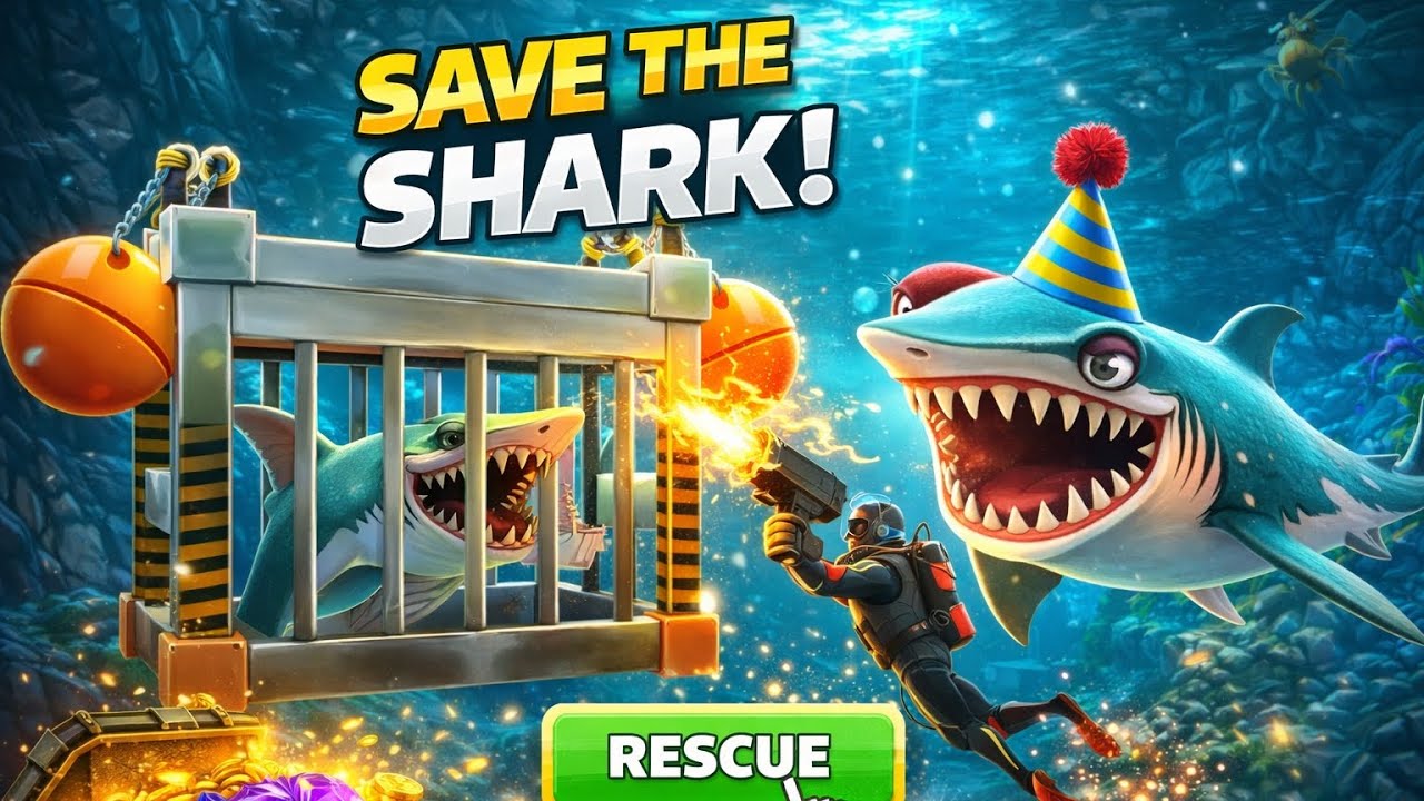 Hungry Shark saving Shark#gameplay #gamer #games #gaming #gamestream #game#play #playing #subscribe