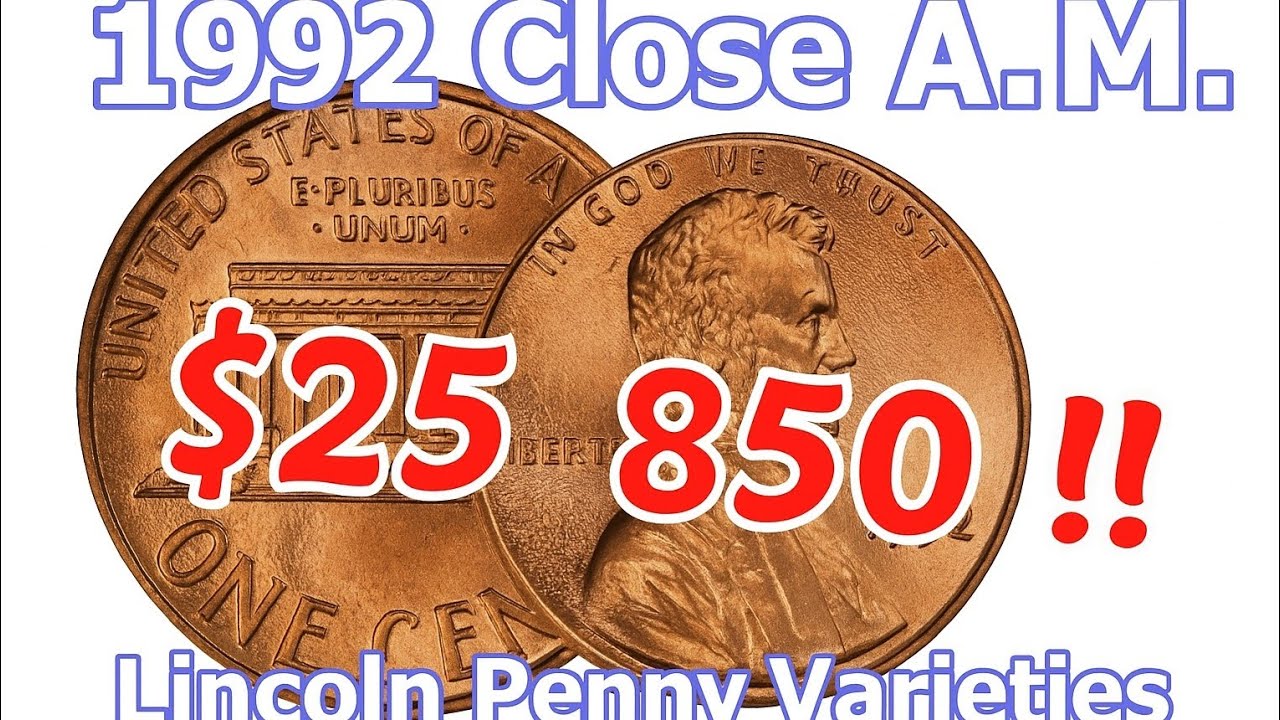How To Spot a 1991D Close AM Lincoln Penny Worth Money, Wide + Close AM Pennies Explained