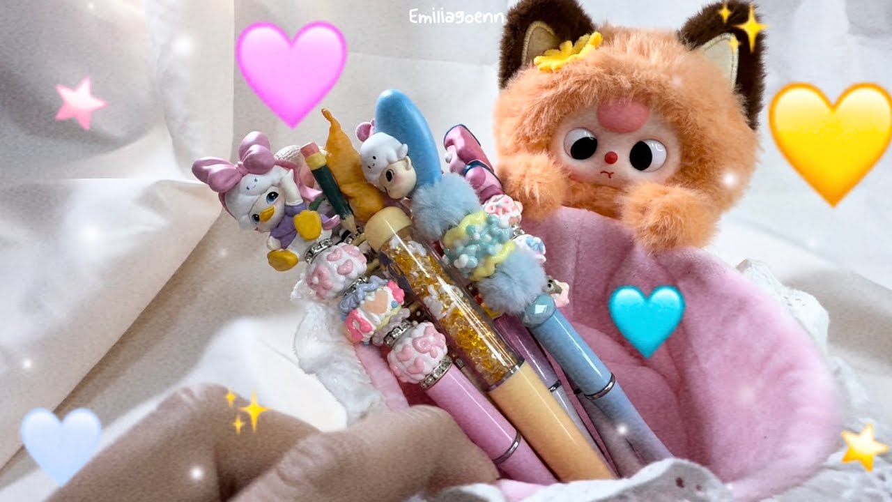 [BABY THREE] PLUSHIE STORAGE BASKEt!😍 THE CUTEST PLUSHIE FOR YOUR STATIONERY AND WORKING DESK💖✨