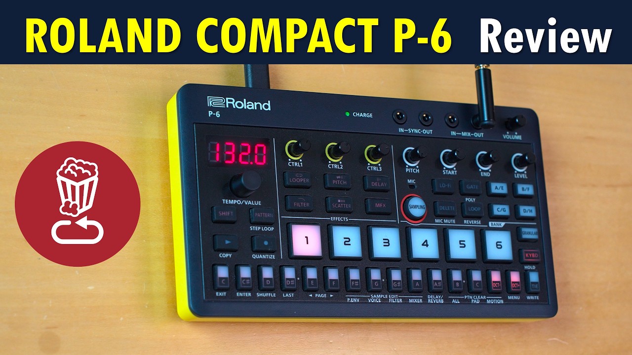 Обзор Roland Compact P-6 // Учебное пособие по сэмплированию, гранулярному моделированию и битмей...