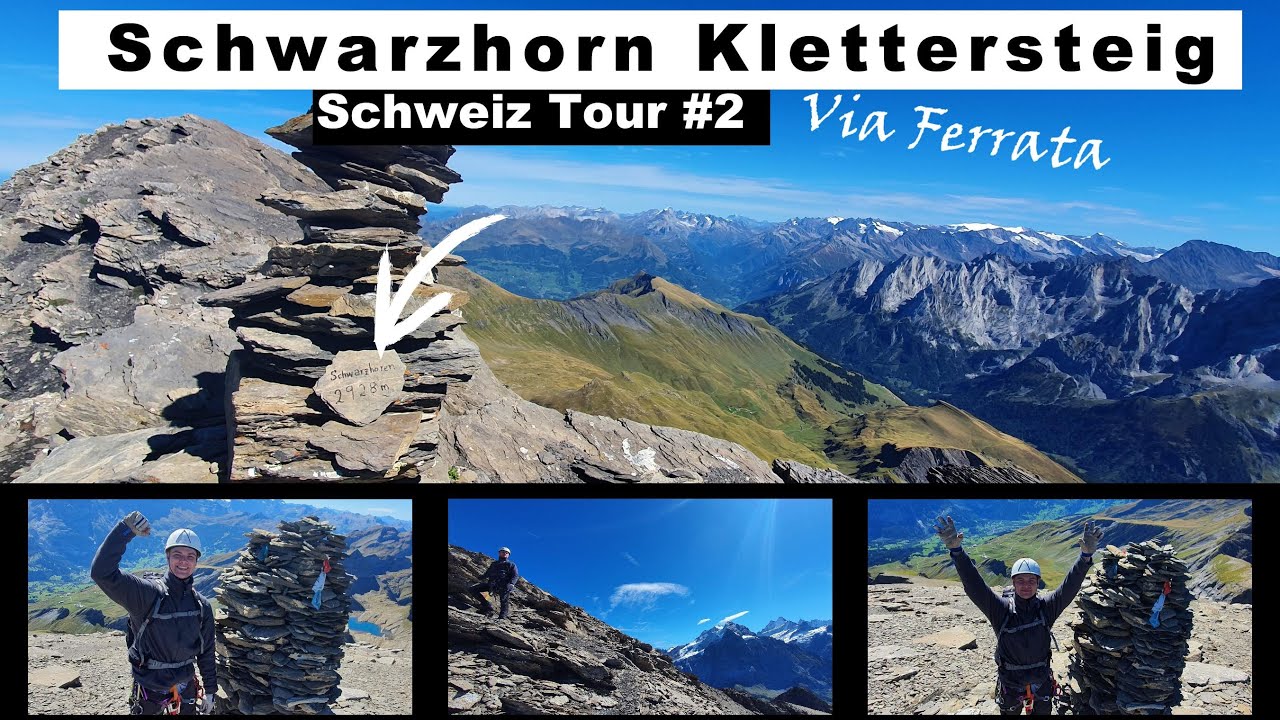 #34 Schweiz Schwarzhorn Klettersteig Via Ferrata Grindelwald First Bahn