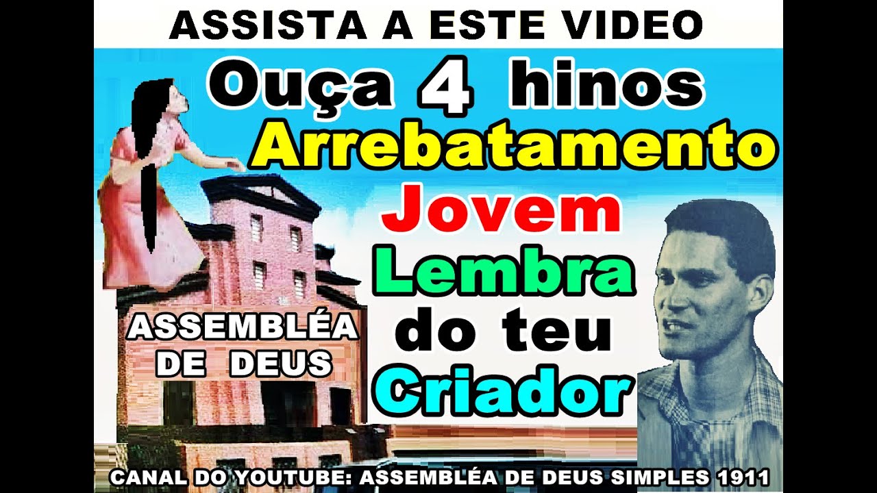 4 HINOS ANTIGOS - DENSAS NUVENS - JOVEM LEMBRA DO TEU CRIADOR - O QUE PASSOU - CANTOR ADILSON SILVA