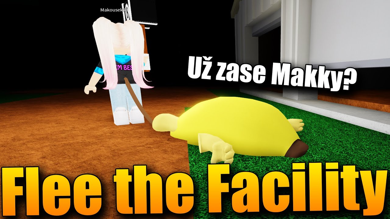 MAKYNA MĚ ZAS  NEMOHLA NECHAT BEJT!😒😱 Roblox Flee the Facility