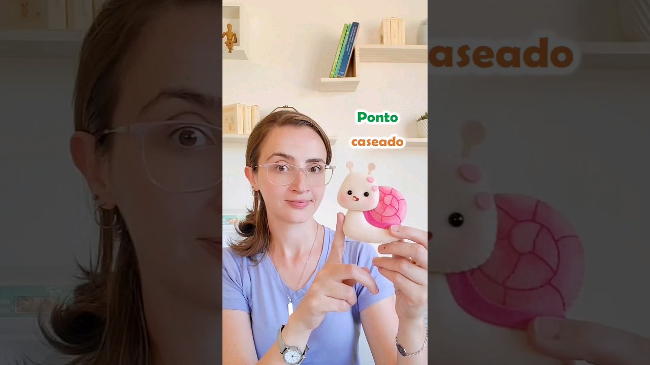 Ponto Caseado no feltro #diy #feltro #timart #fa&ccedil;avoc&ecirc;mesmo #costura #jardimencantado