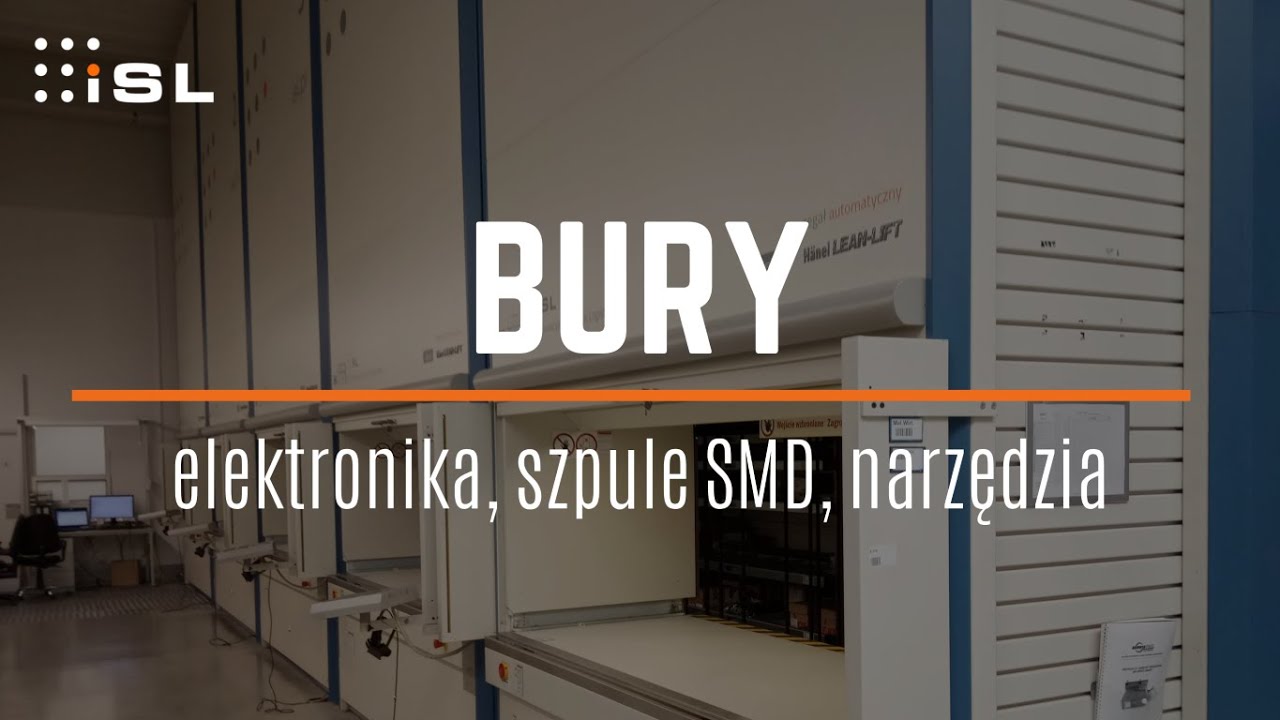 ISL: BURY - automatyczny magazyn Lean-Lift dla narzędzi i komponent&oacute;w elektronicznych