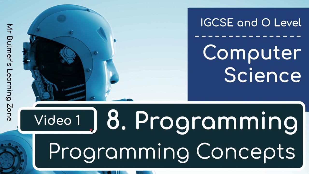 IGCSE Computer Science 2023-25 ​​​​— Тема 8: Программирование (1) — Концепции программирования