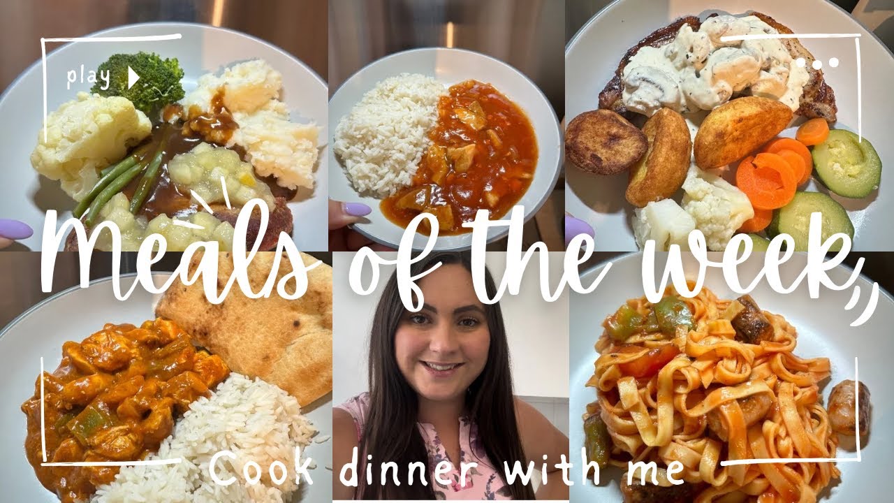 MEALS OF THE WEEK- Simple & Family Friendly Dinners!