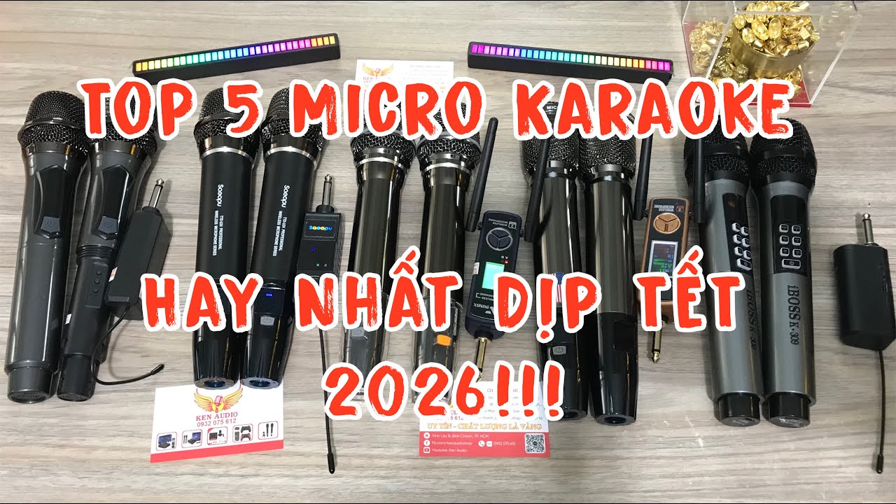 Top 5 Micro Karaoke Hay Nhất Dịp Tết 2026 KHÔNG THỂ BỎ QUA | Ken Audio