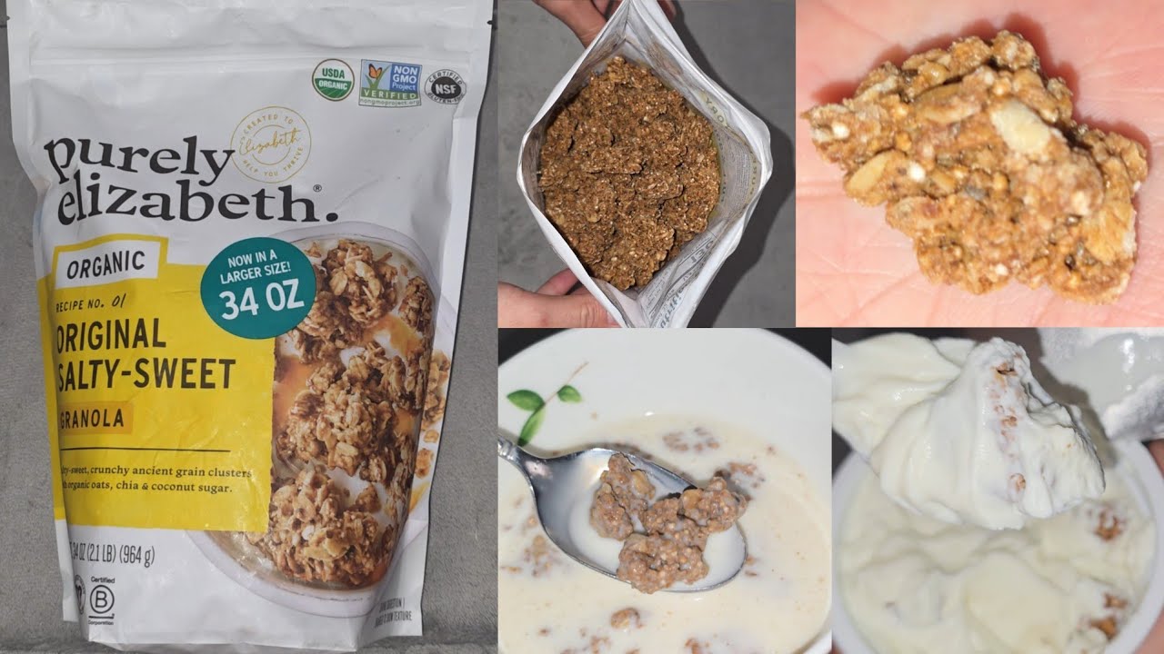 Costco Sale Item Review Purely Elizabeth. Organic Recipe # 1 Original Salty-Sweet Granola Taste Test
