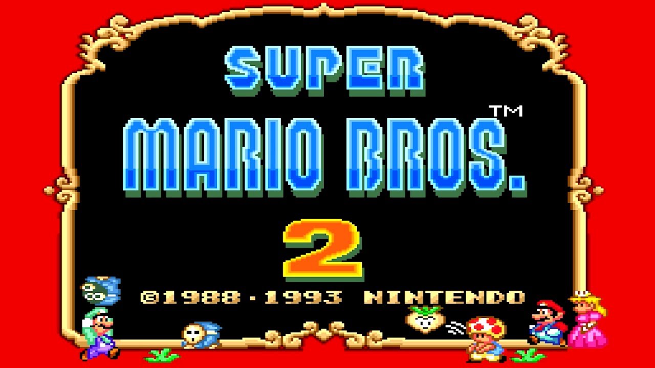 Super Mario Bros 2 - Full Game Walkthrough (SNES)