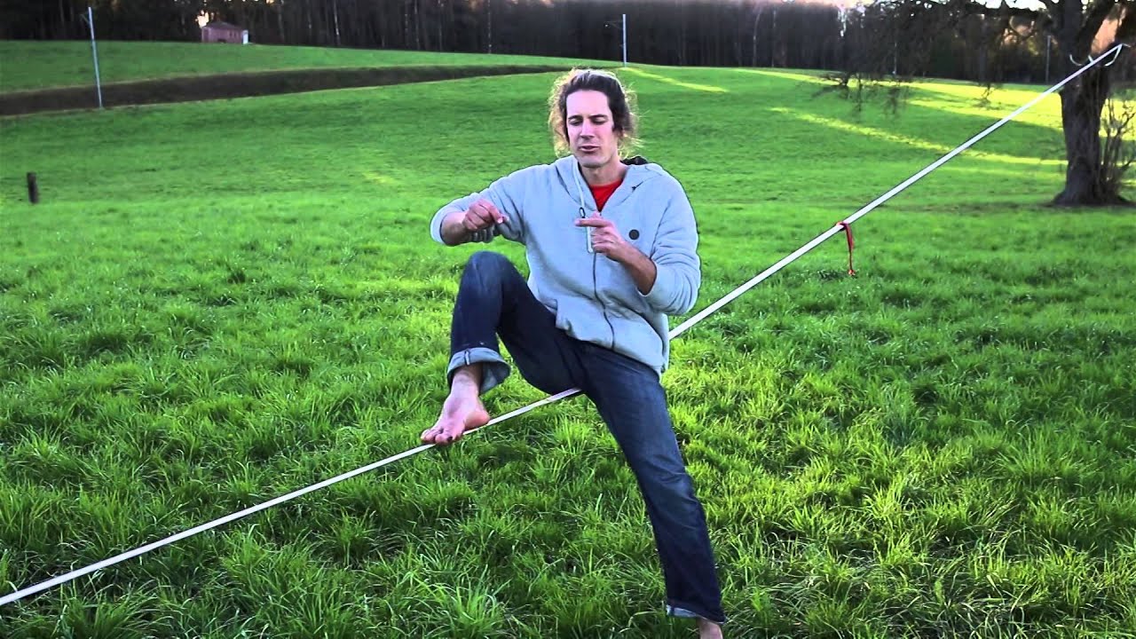 Slackline-Tutorial: Sit-Mount