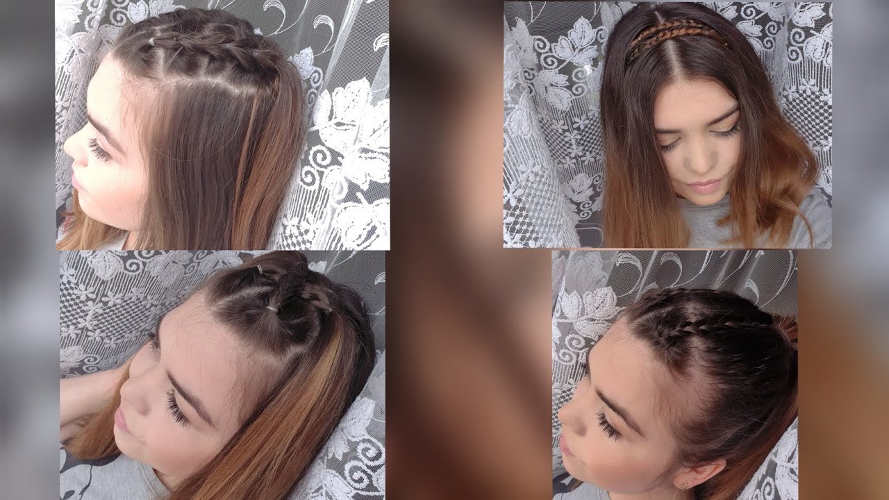 Coafuri simple (pentru școală) Simple hairstyles (for school) 👧❤