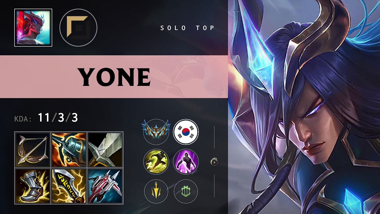 Yone Top vs Dr. Mundo - KR Challenger Patch 26.14