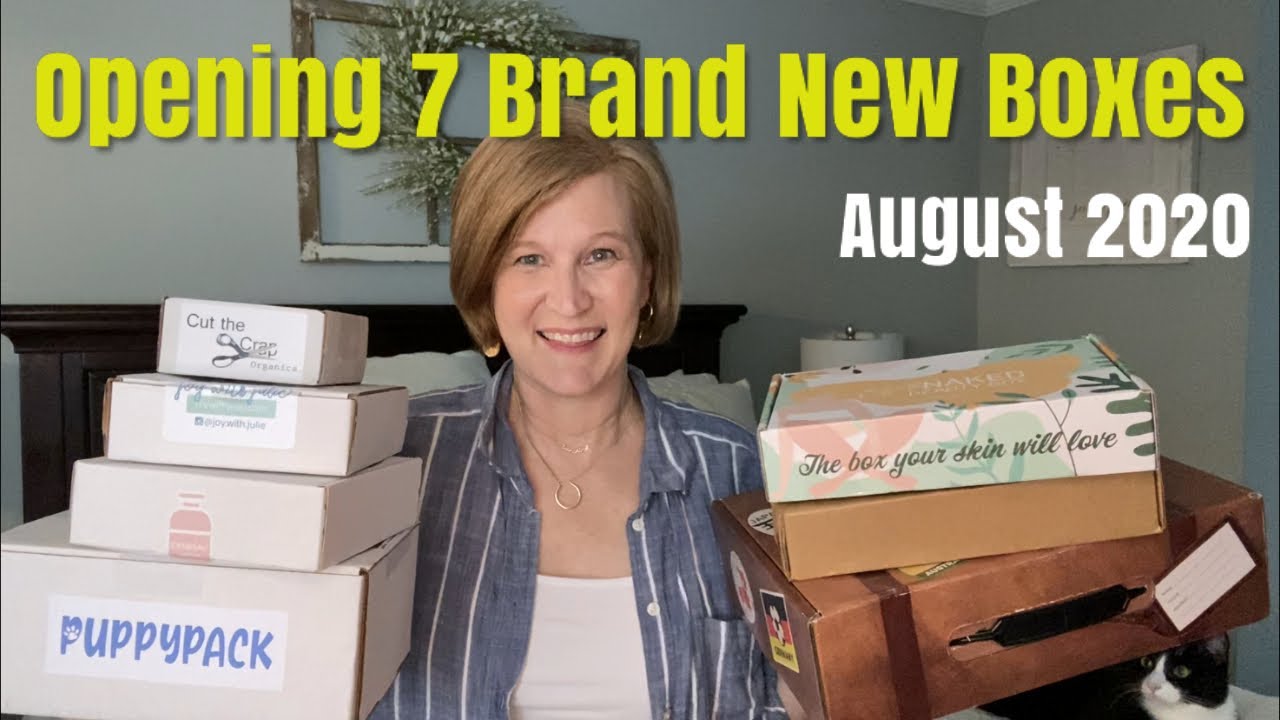 Opening 7 Brand New Subscription Boxes | August 2020 | Giveaway