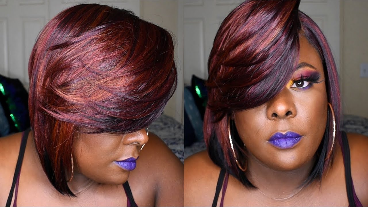 Affordable Fire AF Bob (UNDER $25!)  || Salon Fresh Style || Freetress VASHANTI vs FLOWY BANG