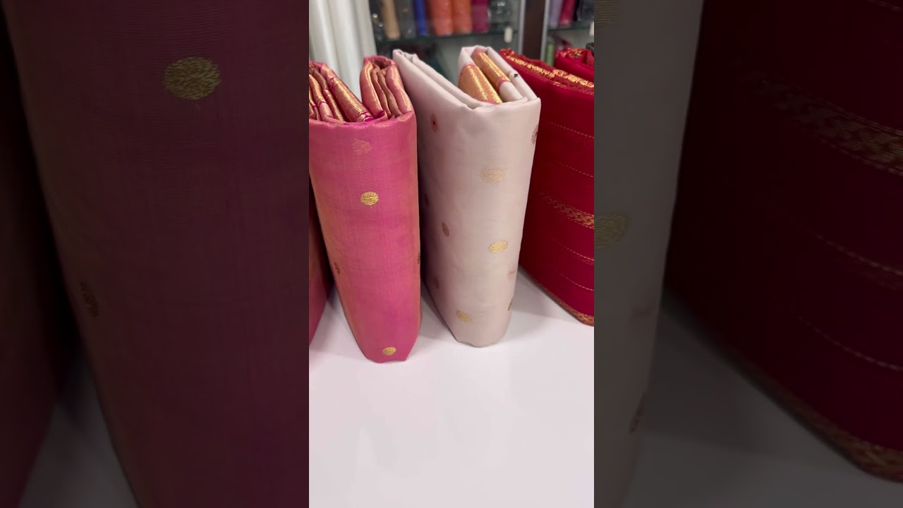 New collection Chanderi silk sarees #puresilk #indiansaree #weavers #handloom #tussarsilk #silk