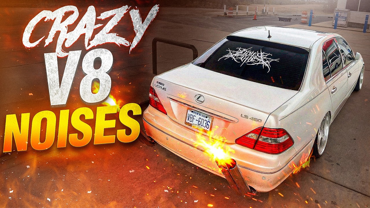 STRAIGHTPIPING The Lexus LS430 (Got STUCK On The Lift!!!)