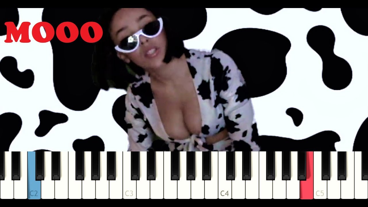 Doja Cat - Mooo! But It's A Piano Tutorial