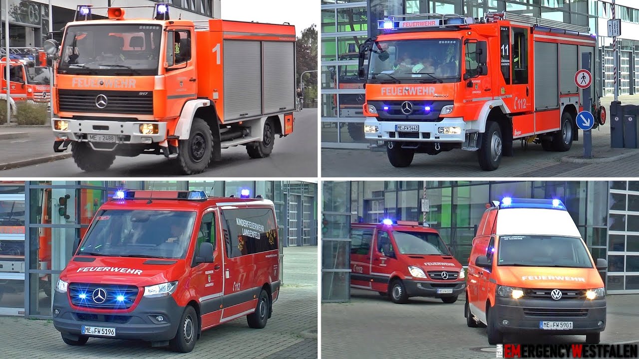 FEUERWEHR LANGENFELD - hauptamtliche Wache & Löschzug Stadtmitte! 🚒