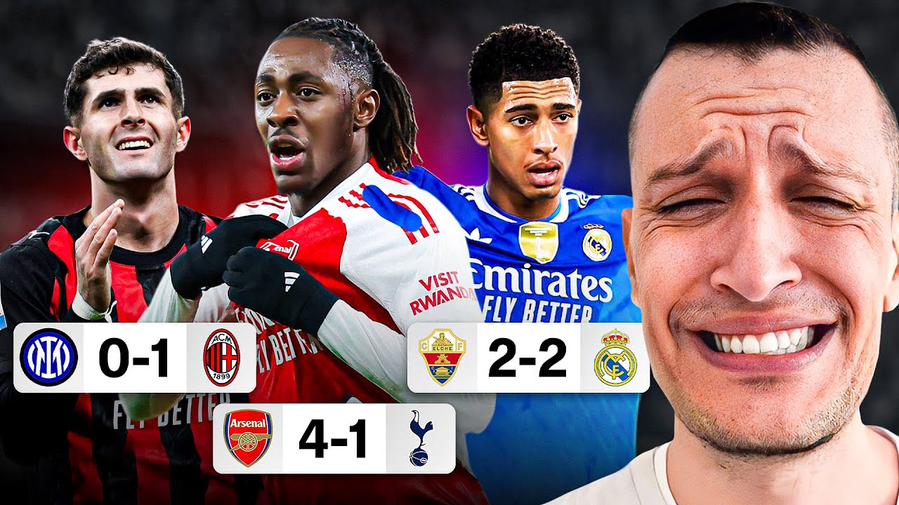ИНТЕР 0-1 МИЛАН l АРСЕНАЛ 4-1 ТОТТЕНХЭМ!!!!!!!!!!