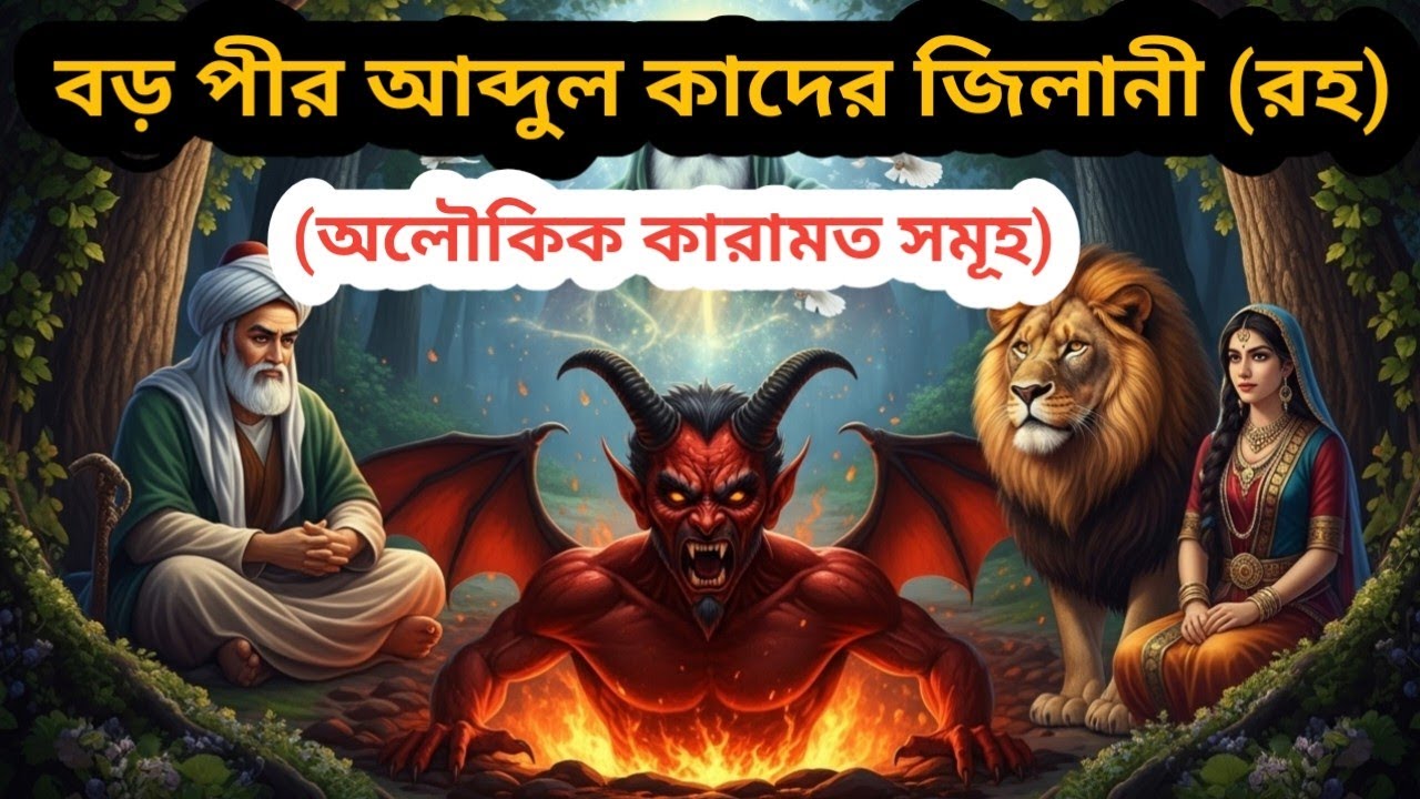 বড় পীরের অলৌকিক কারামত।আব্দুল কাদের জিলানী রহ এর জীবনী।আব্দুল কাদের জিলানী রহ এর অলৌকিক কারামত