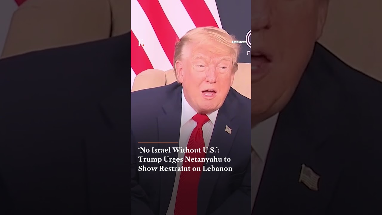 &laquo;Нет Израилю без США&raquo;: Трамп призывает Нетаньяху быть &laquo;ответственным&raquo; по отношению к Ливану | N18G