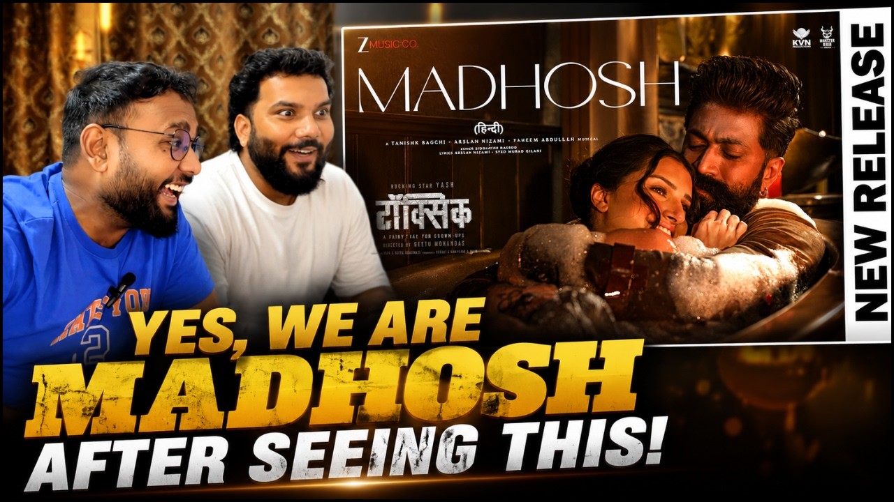 MADHOSH (Toxic Hindi Song) REACTION | Rocking Star Yash & Tara Sutaria | First Time Watching! 🤯🔥