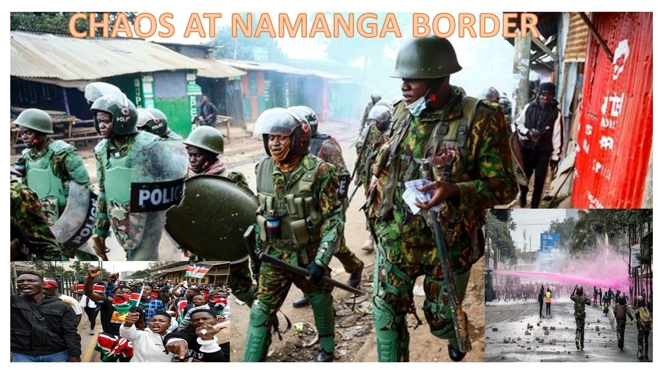 Are kenyan youths trying to cross the TANZANIA border to join the protests?? || Chaos at NAMANGA.