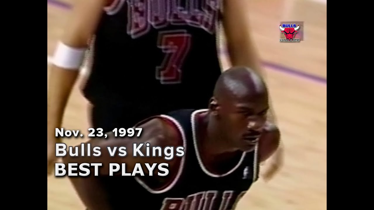 November 23, 1997 Bulls vs Kings highlights