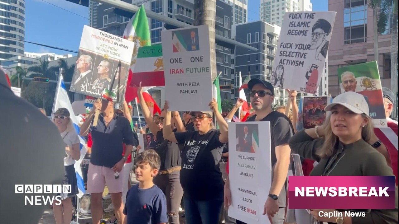 Iranians in South Florida gather to protest regime