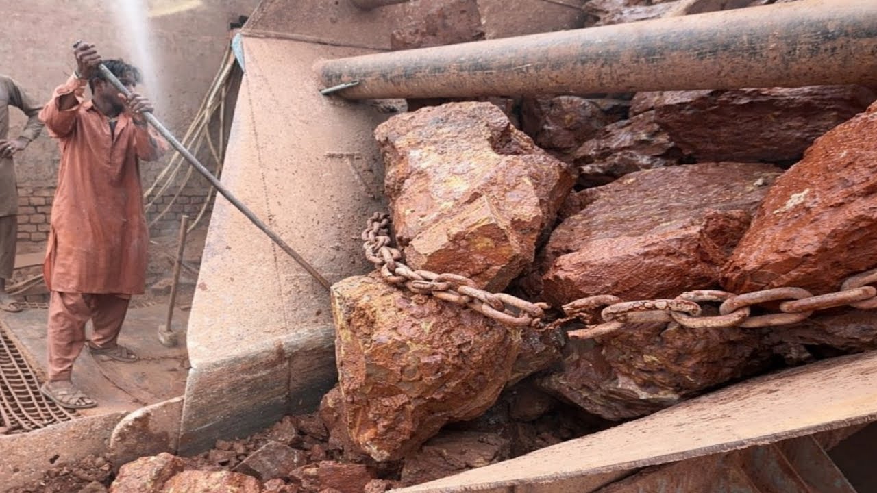 Powerful Crusher Machine vs Massive Rock | Real Stone Breaking Work in Quarry | Stone Crusher 