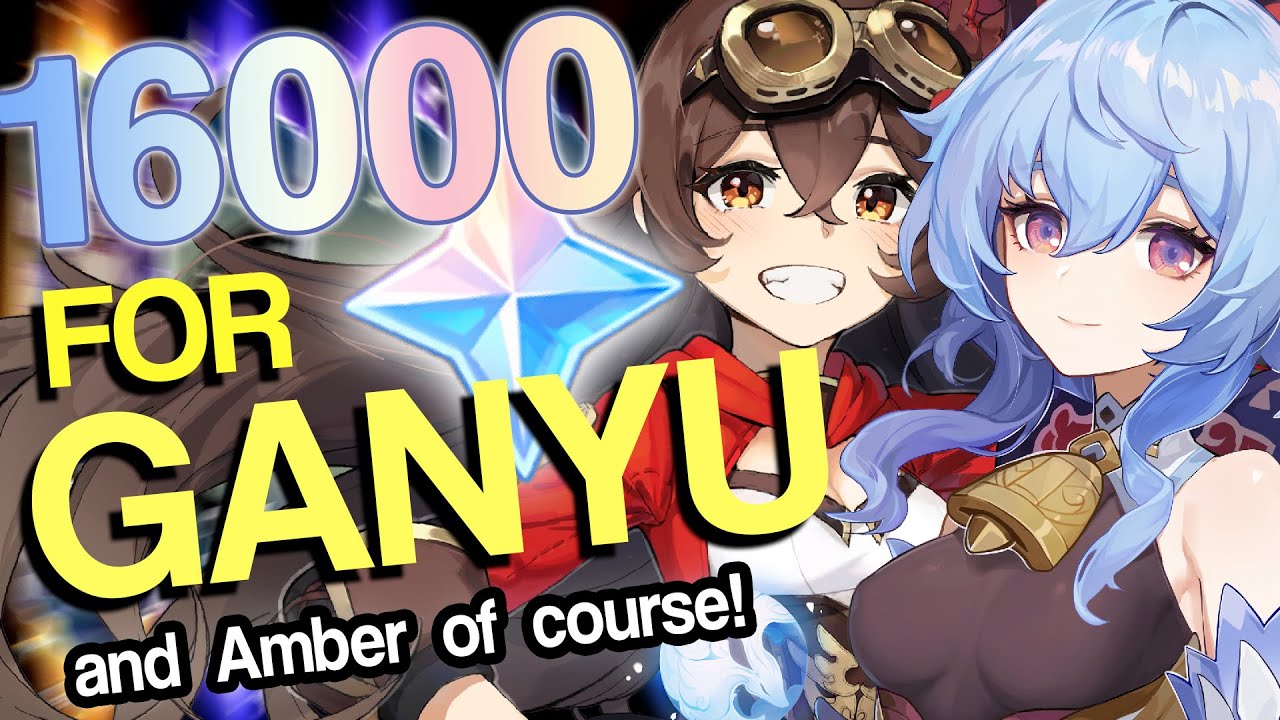 16000 PRIMOGEMS TO GET GANYU AND AMBER?! | Genshin Impact